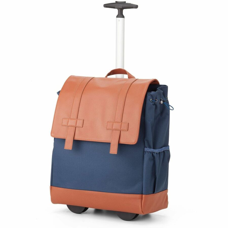 Francine Collection Wheels Up Carrying Case (Rolling Backpack) for 16" Notebook - Navy