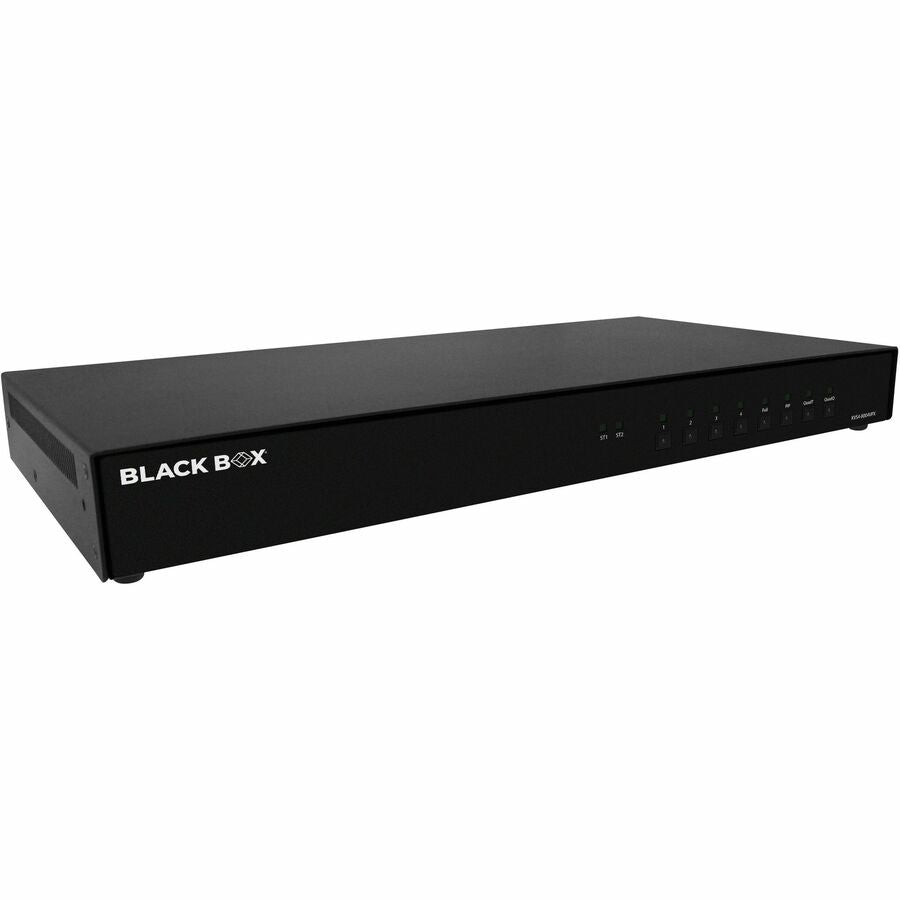 Black Box KVM MultiViewer, NIAP 4.0 Certified - 4-Port, Single-Monitor, DisplayPort, CAC