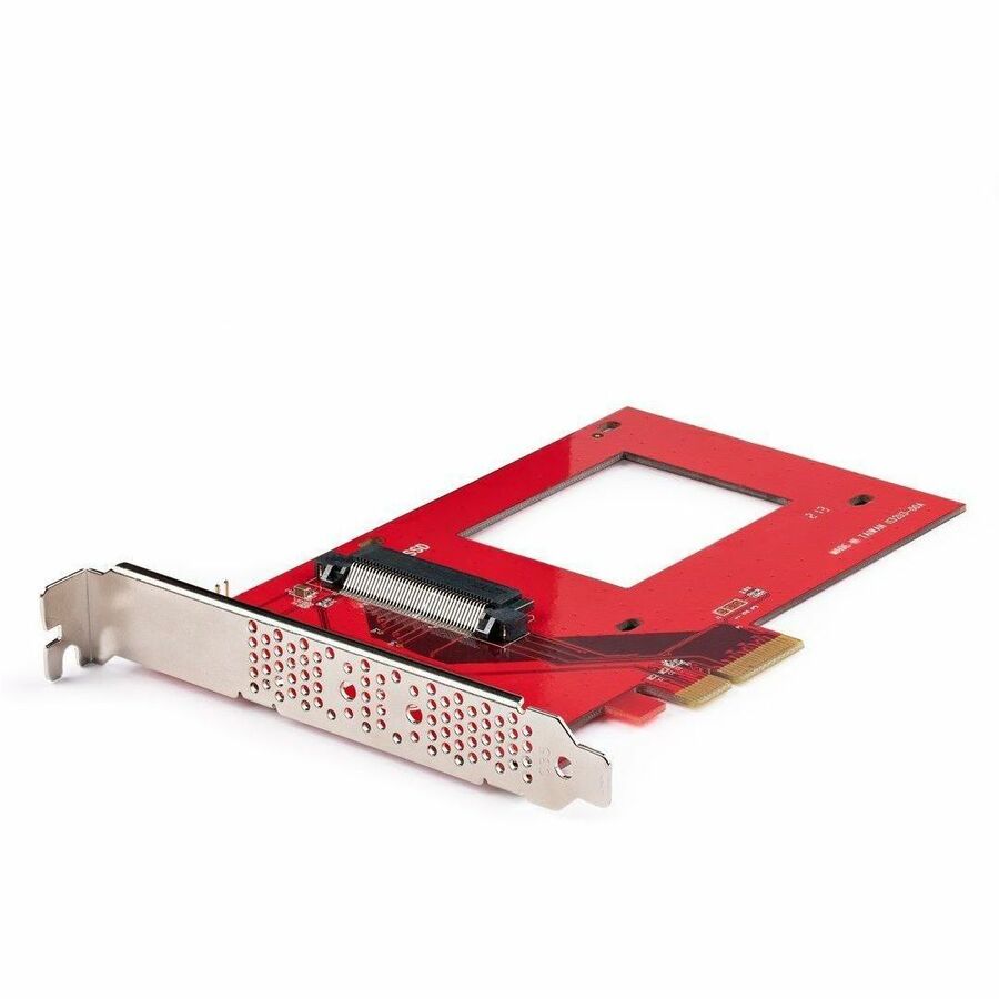 StarTech U.3 to PCIe Adapter Card, PCIe 4.0 x4 Adapter For 2.5" U.3 NVMe SSDs, SFF-TA-1001 PCI Express Add-in Card, TAA Compliant