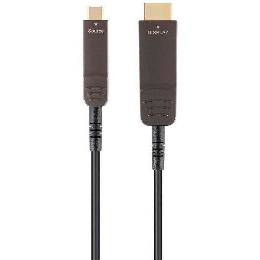 Monoprice SlimRun AV USB 3.1 USB-C to HDMI Video Cable 50ft 4K@60Hz Fiber Optic AOC