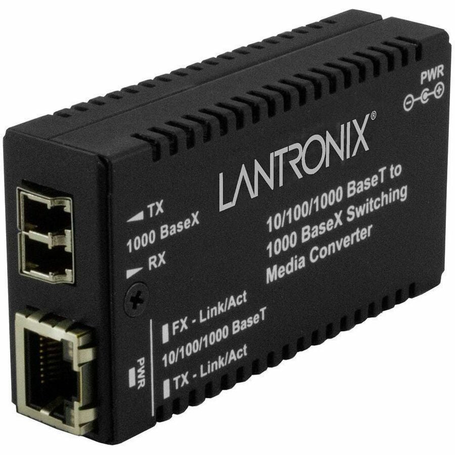 Lantronix M/GE-PSW-SX-01(LC) Transceiver/Media Converter