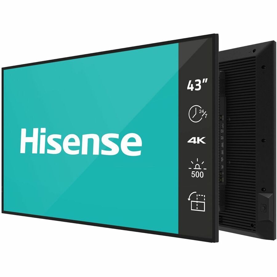 Hisense 43" 4K UHD Digital Signage Display - 24/7 Operation