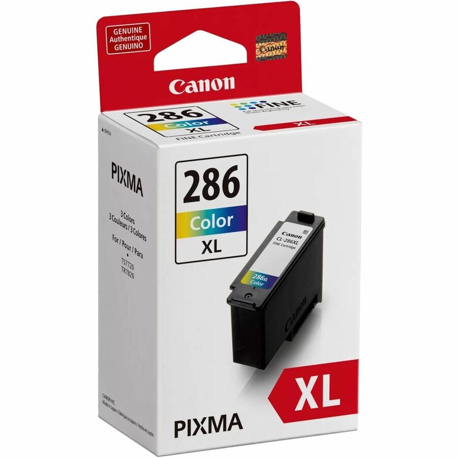 Canon CL-286 Original XL Yield Inkjet Ink Cartridge - Black - 1 Each