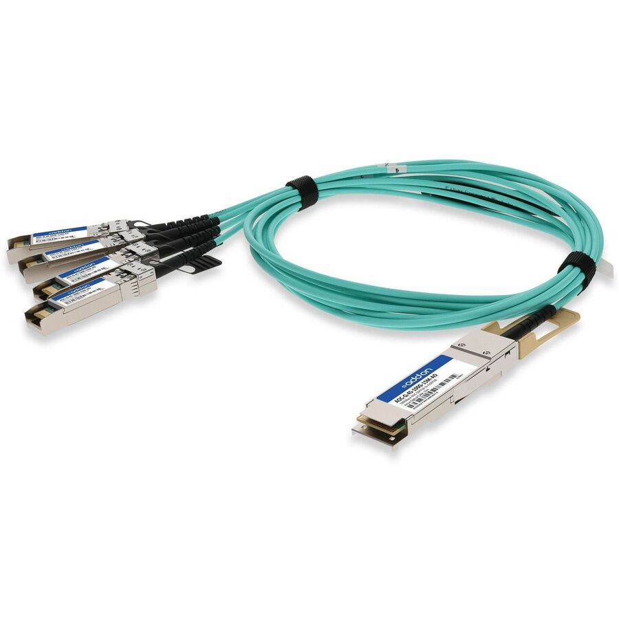 ADDON ARISTA NETWORKS AOC-Q-4S-100G-15M COMPATIBLE TAA 100GBASE-AOC QSFP28 TO 4X