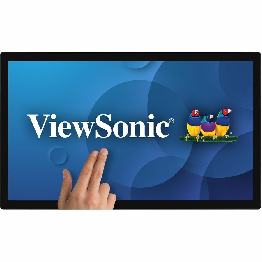 ViewSonic TD3207 32 Inch 1080p Touch Screen Monitor, 10-Point Multi-Touch for Information Kiosks and Public Displays, 7H Hardness Glass, Advanced Ergonomics, HDMI, DisplayPort, USB