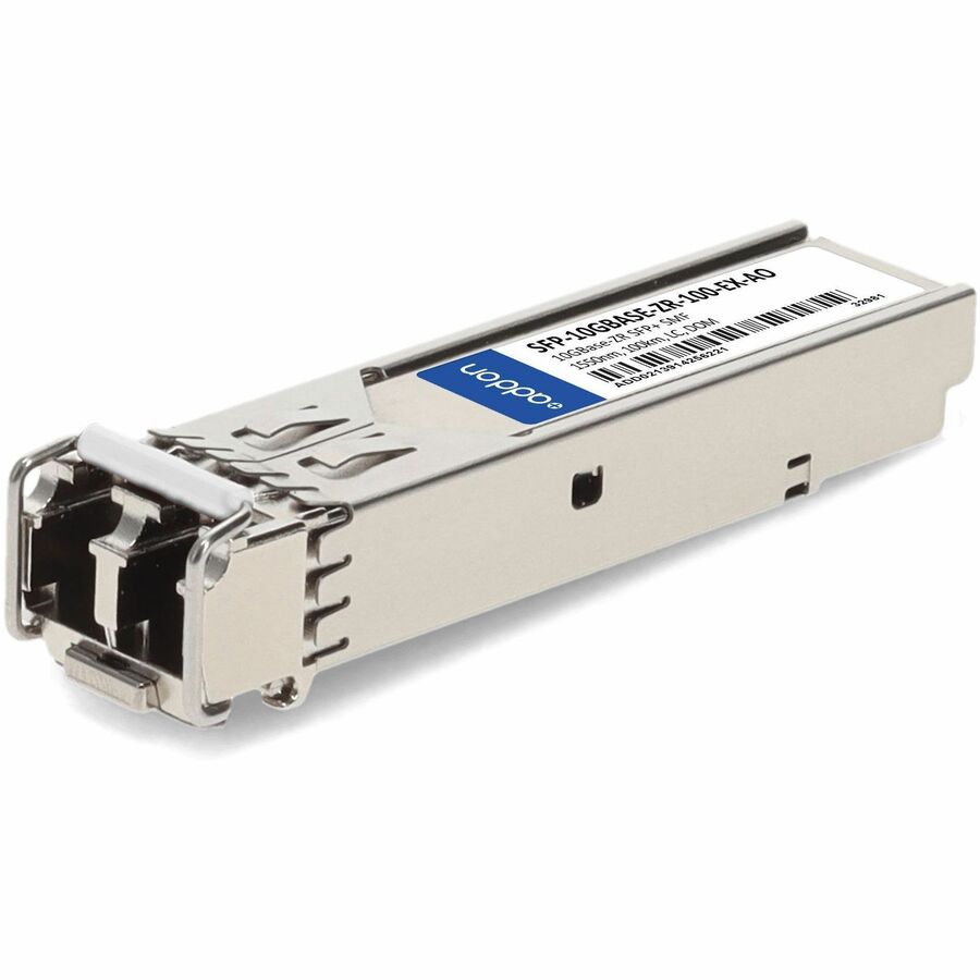 AddOn Extreme Networks® Compatible TAA 10GBase-ZR SFP+ Transceiver (SMF, 1550nm, 100km, LC, DOM)