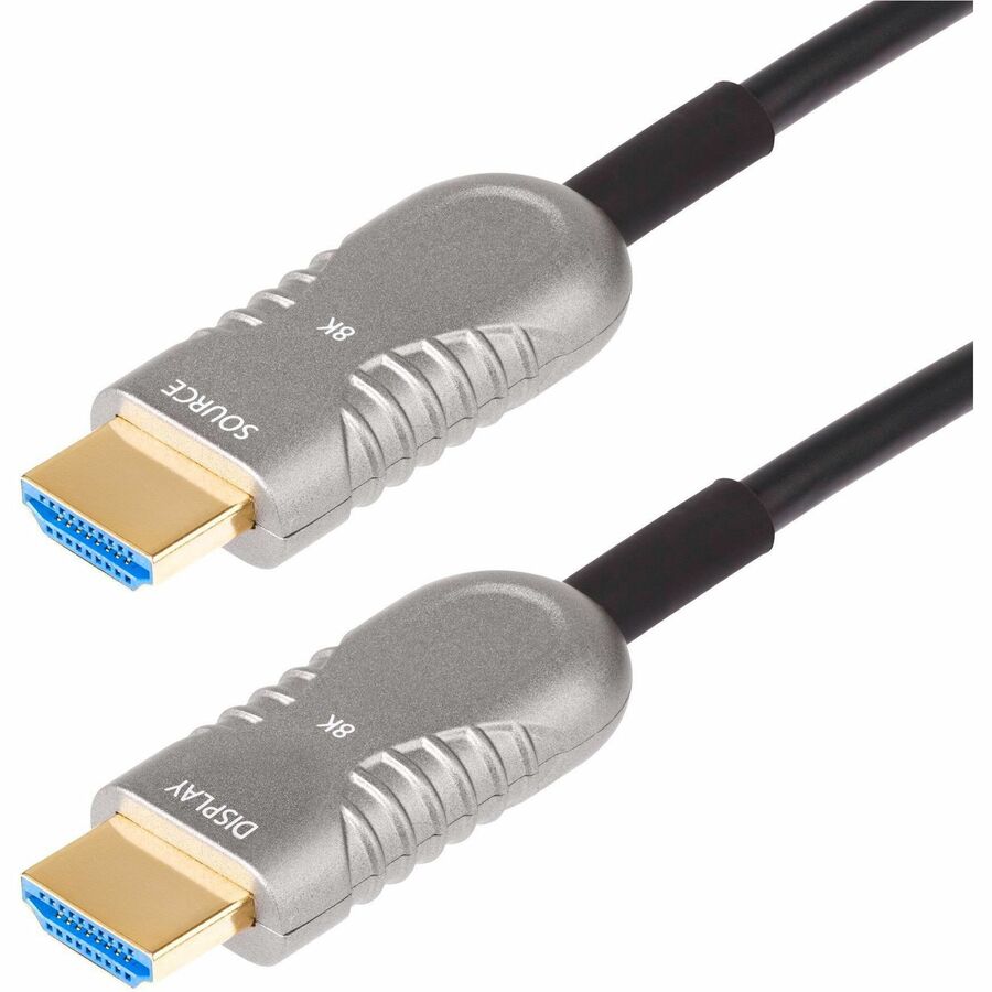 StarTech 100ft (30.4m) HDMI 2.1 Hybrid Active Optical Cable (AOC), CMP, Plenum Rated, 8K Ultra High Speed HDMI 2.1/2.0 Cable, 48Gbps
