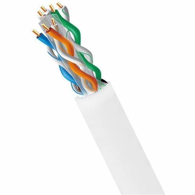 4XEM Cat 6 1000ft (305 m) Riser Bulk Cable (White)