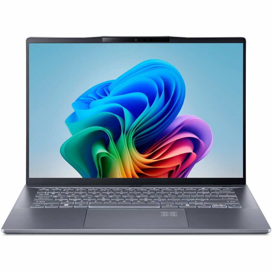 Acer Swift 14 AI SF14-11 SF14-11-X128 14.5" Copilot+ PC Notebook - WQXGA - 120 Hz - Qualcomm Snapdragon X Plus X1P-64-100 - 16 GB - 1 TB SSD - English Keyboard - Iron