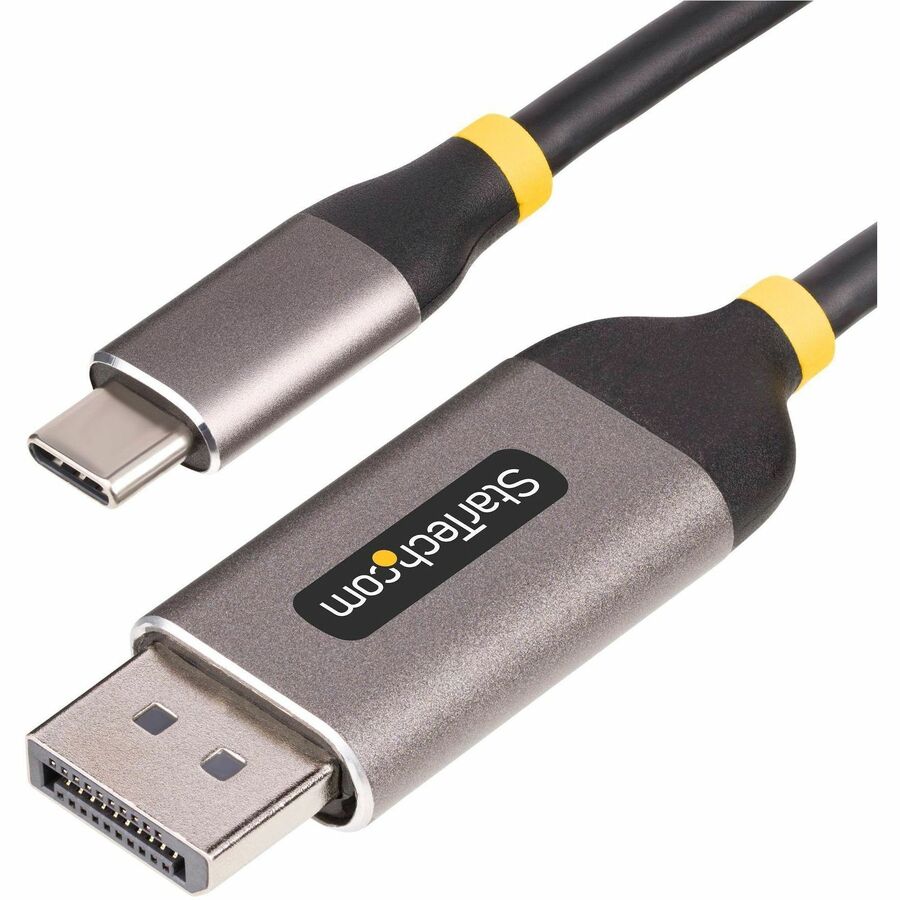 StarTech 10ft (3m) USB-C to DisplayPort Adapter Cable, 8K 60Hz, 4K 144Hz, HDR10, USB Type-C to DP 1.4 Converter, USB4/TB3/4 Compatible