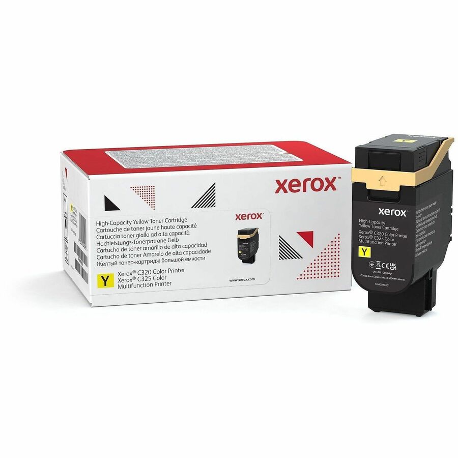 Xerox Genuine Xerox® C320 Color Printer, C325 Color Multifunction Printer Yellow High capacity Toner Cartridge (5500 Pages) - 006R04830