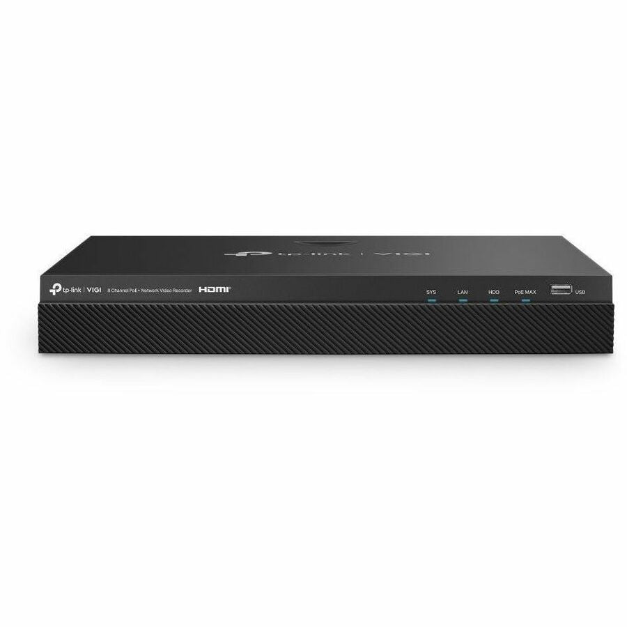 TP Link VIGI NVR2008H-8MP - VIGI 8 Channel PoE+ Network Video Recorder