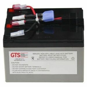GTS UPS replacement battery for APC RBC48; designed for use with APC SUA750, SUA750US, SUA750I; sealed lead acid; 100% OEM compatible; fully assembled; 24 month warranty