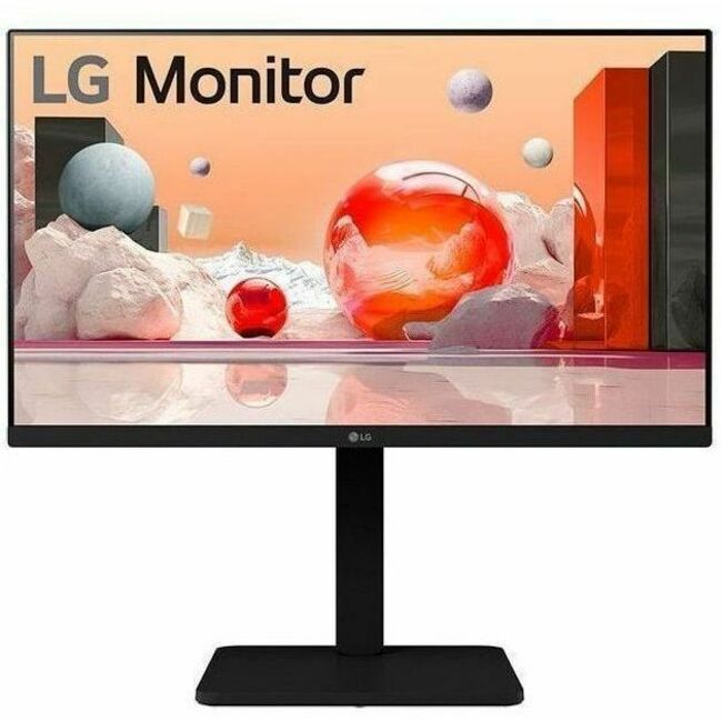 LG 24BA450-B 24" Class Full HD LCD Monitor - 16:9 - Matte Black - TAA Compliant
