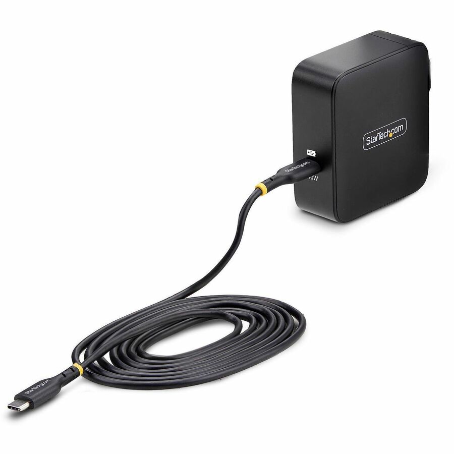 StarTech 140W USB-C Wall Charger, USB-IF Certified, PD 3.1 Portable GaN Charging Power Adapter, 6ft/1.8m USB-C to USB-C Cable