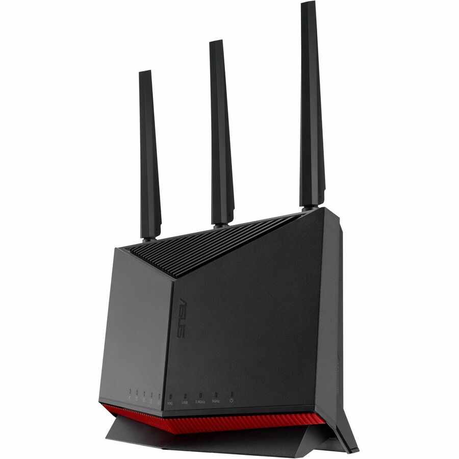 Asus RT-BE86U Wi-Fi 7 IEEE 802.11 a/b/g/n/ac/ax/be Ethernet Wireless Router - TAA compliant