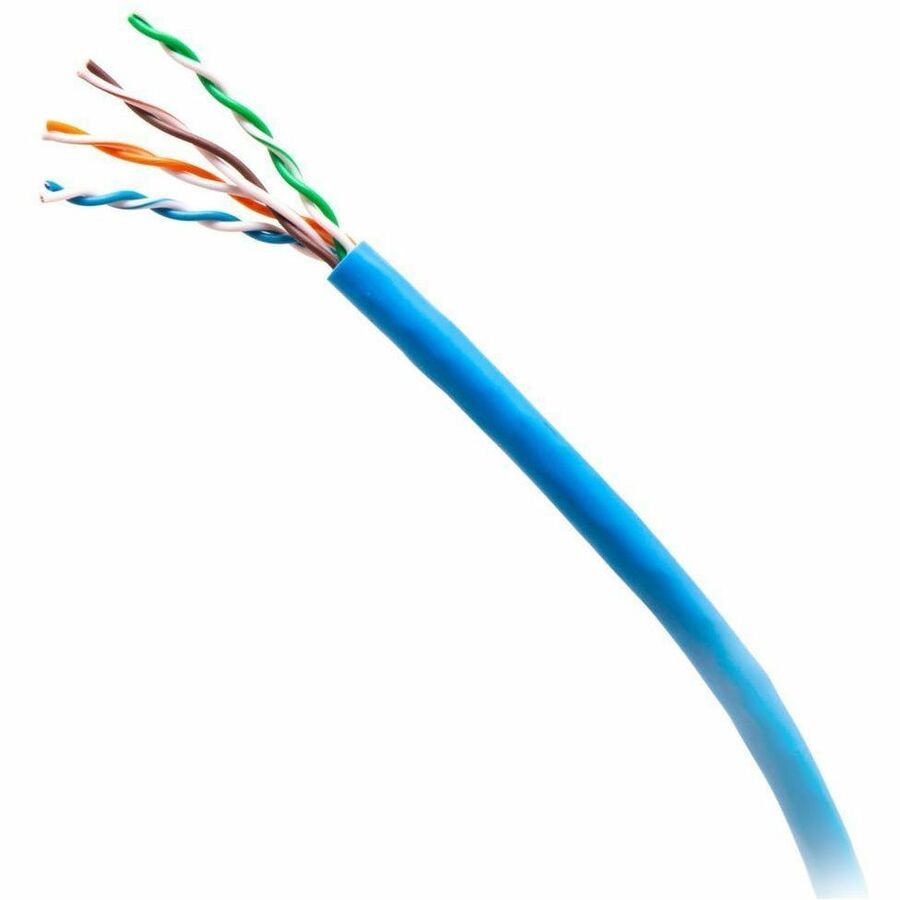 C2G 1000ft (304.8m) TAA-Compliant Cat5e Unshielded (UTP) Ethernet Cable with Stranded Conductors In-Wall CM-Rated - Blue