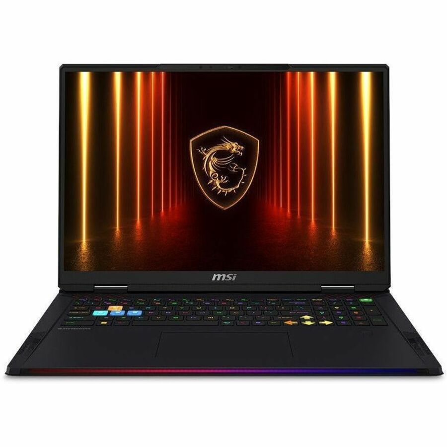 MSI Raider 18 HX AI A2XWJG-069US 18" Gaming Notebook - UHD+ - 120 Hz - Intel Core Ultra 9 285HX - 64 GB - 2 TB SSD - Core Black