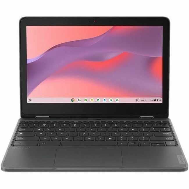 Lenovo 300e Yoga Chromebook Gen 4 82W2002GUS 11.6" Touchscreen Convertible 2 in 1 Chromebook - HD - 60 Hz - Octa-core (ARM Cortex A76 + Cortex A55) - 4 GB - 32 GB Flash Memory - English Keyboard - Graphite Gray