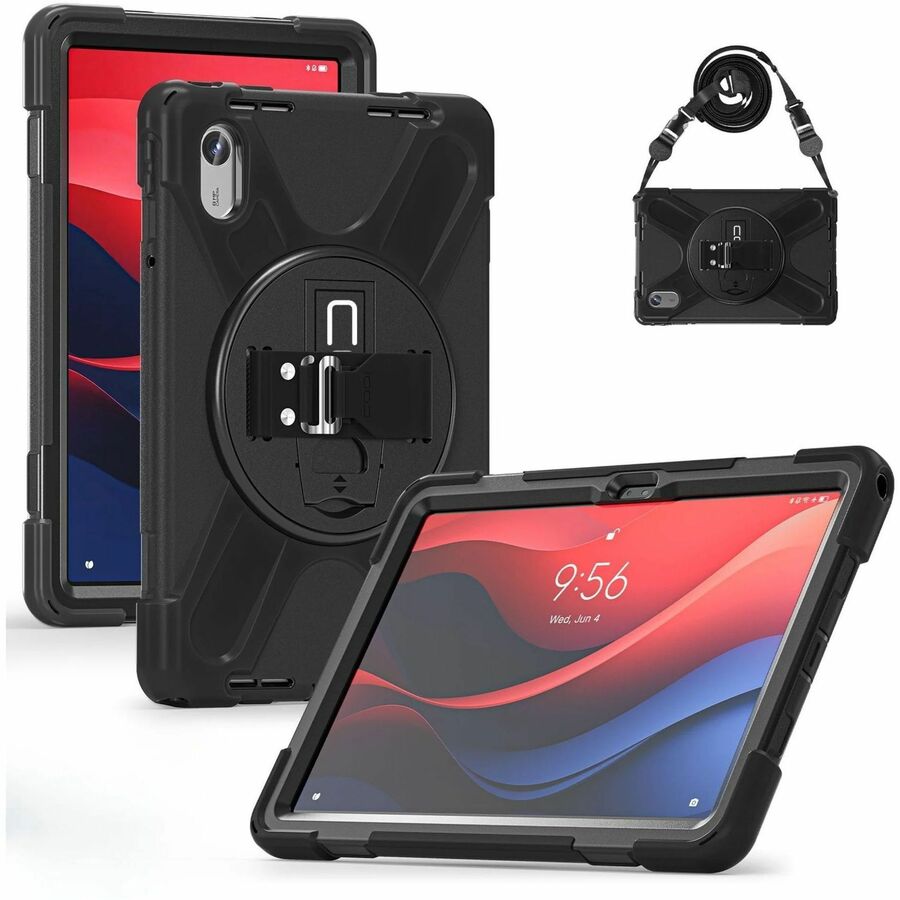 CODi Rugged Case for Lenovo Tab M11 / K11 (2024-2025) - 360° Protection with Kickstand, Hand Strap & Shoulder Strap