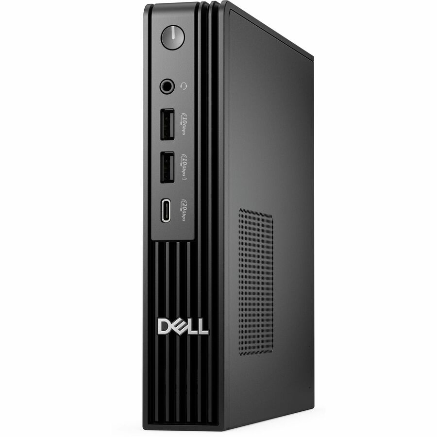 Dell Pro Micro Plus QBM1250 Desktop Computer - Intel Core Ultra 5 235 - vPro Technology - 16 GB - 512 GB SSD - Micro PC - Black