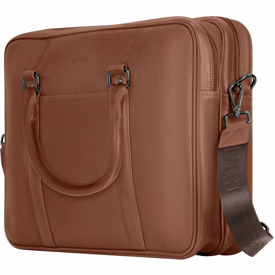 Champs Onyx Carrying Case (Briefcase) for 11" to 15.6" Notebook - Brown