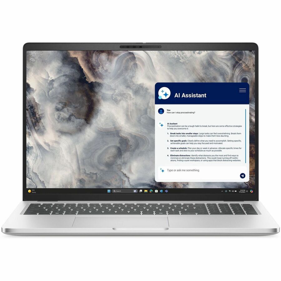 Dell Pro 16 Plus PB16250 16" Copilot+ PC Notebook - Full HD Plus - 60 Hz - Intel Core Ultra 7 268V - vPro Technology - 32 GB - 512 GB SSD - English (US) Keyboard