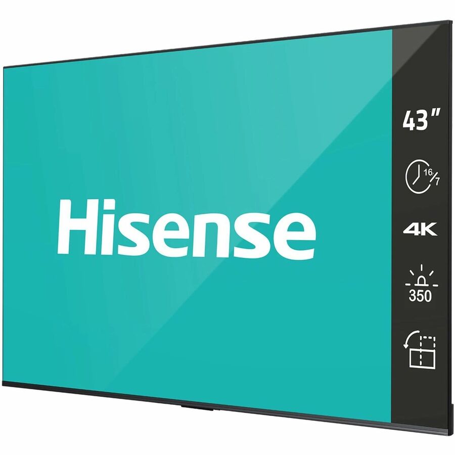 Hisense 43DP30FE 4K UHD Digital Signage Display - 16/7 Operation