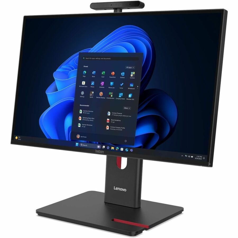 Lenovo ThinkCentre M90a Gen 6 13AT0004US All-in-One Computer - Intel Core Ultra 5 2nd Gen 225 - 16 GB - 512 GB SSD - 23.8" Full HD - Desktop - Black