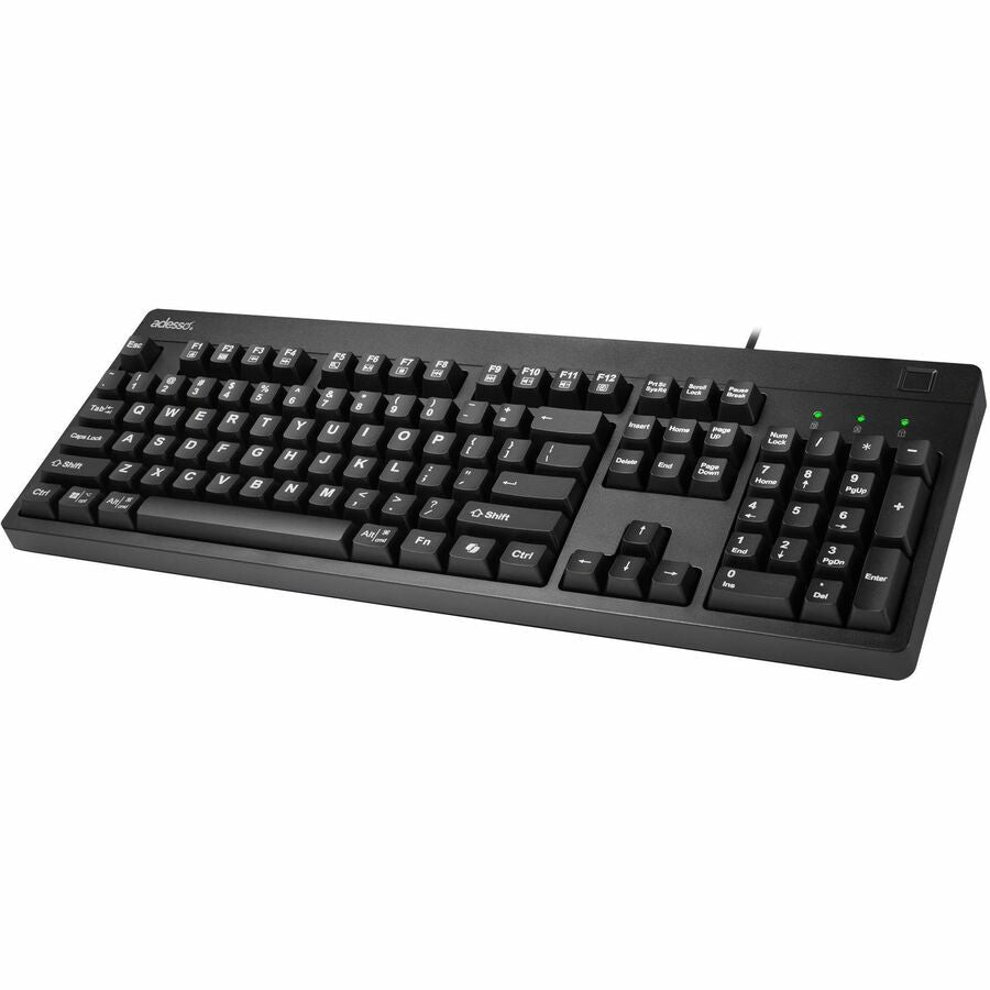 Adesso AKB-630FB Desktop Keyboard with Finger Print Reader (TAA Compliant)