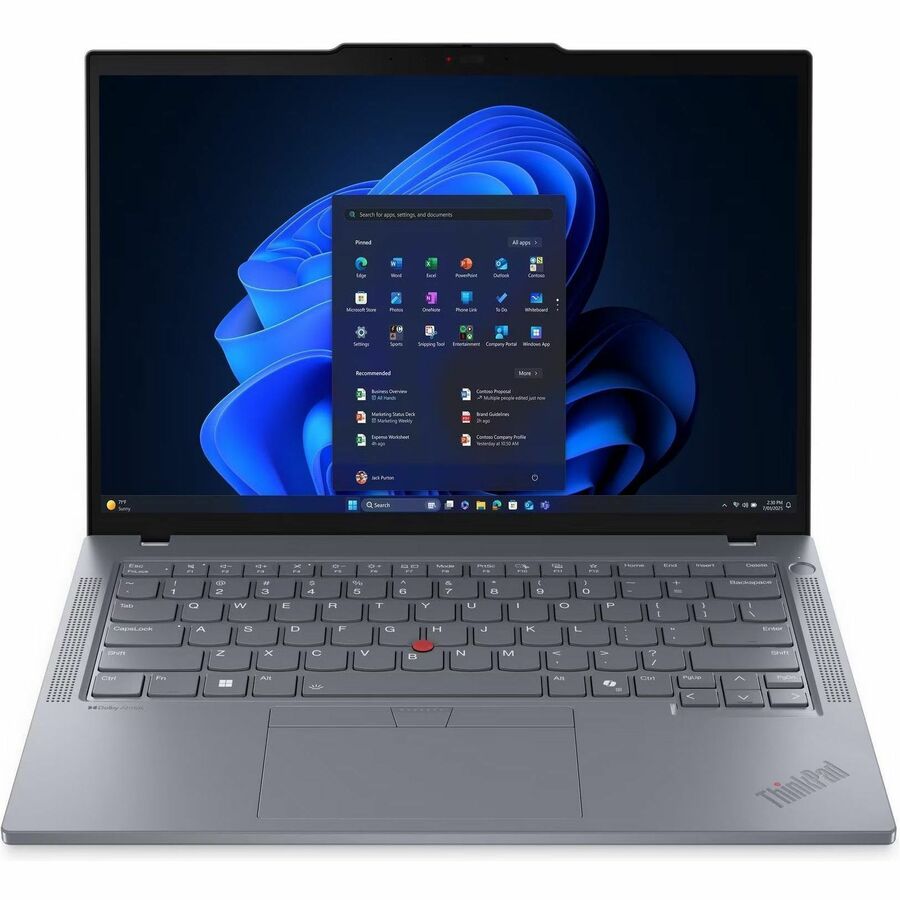 Lenovo ThinkPad T14 Gen 6 21QC001YUS 14" Touchscreen Notebook - WUXGA - 60 Hz - Intel Core Ultra 5 225U - 16 GB - 512 GB SSD - English Keyboard - Gray