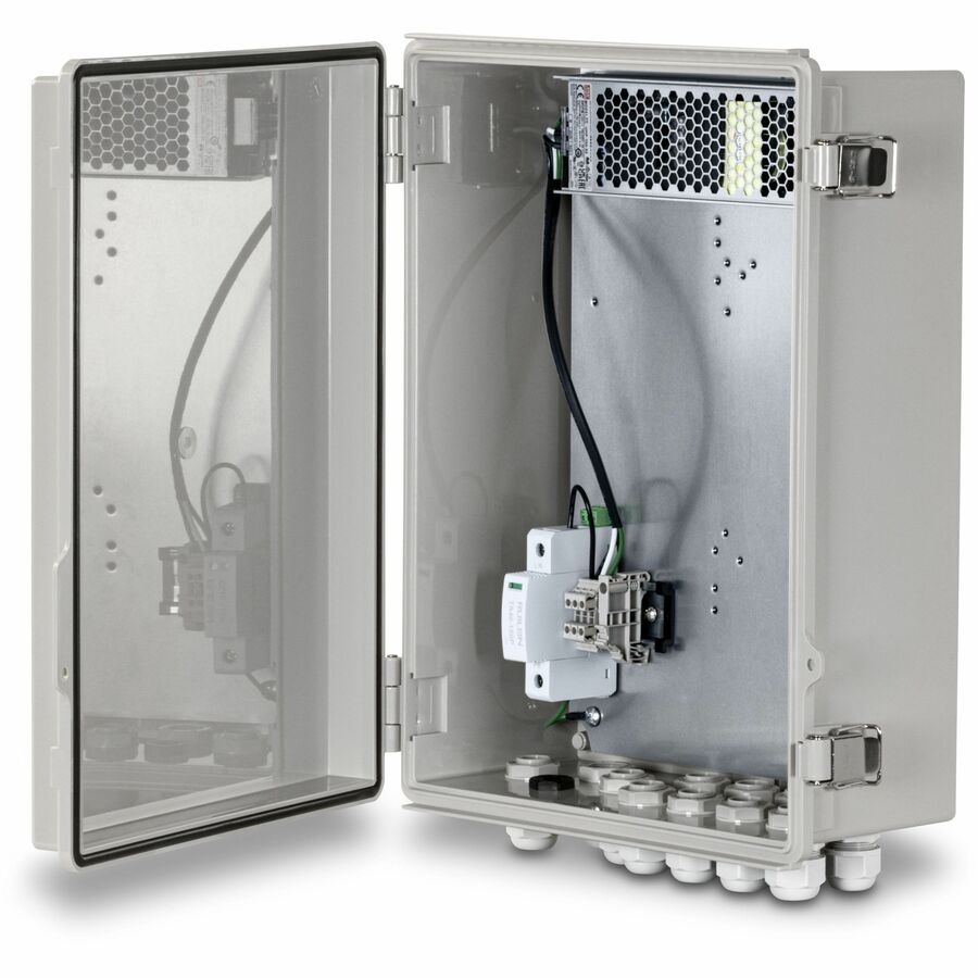 TRENDnet Outdoor IP68 Weatherproof Enclosure with 350W Power Supply, TI-CA4K, IK10 Impact Protection, Power Supply Supports up to 350W (55V DC, 6.3A), 20kA @ 8/20 µs Surge Protection