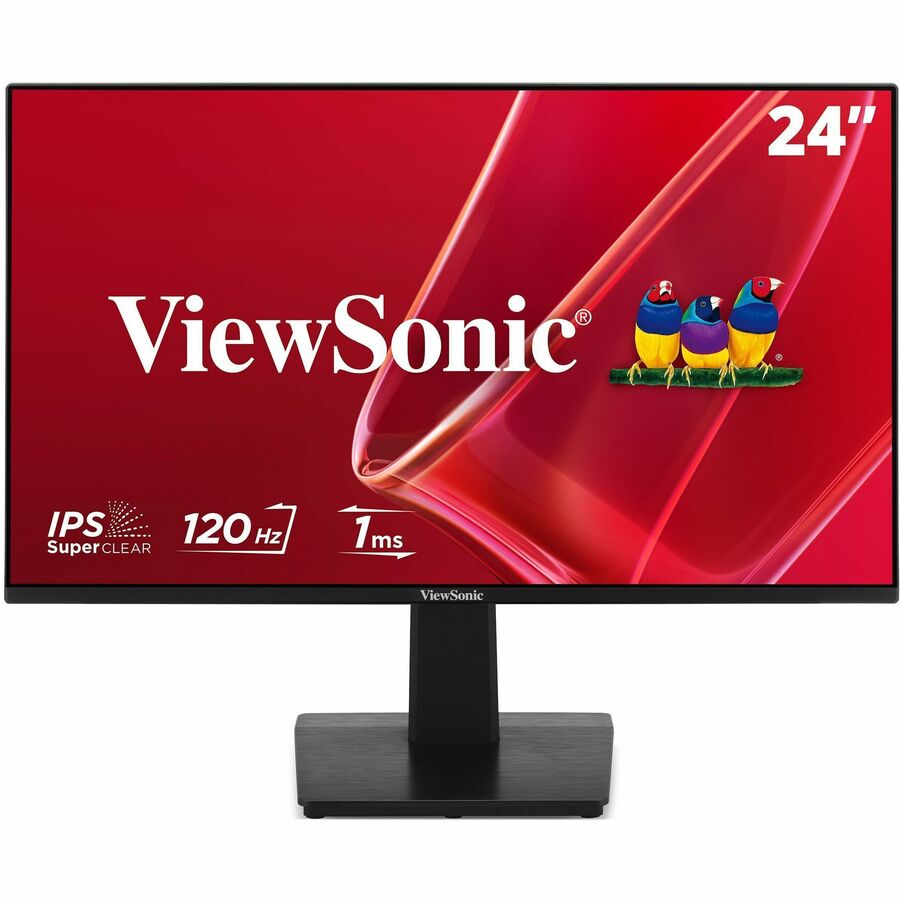 ViewSonic VA2448-MH 24 Inch 1080p Monitor, IPS Display with 120Hz for Smooth Home and Office Viewing, Variable Refresh Rate, HDMI, and VGA Inputs