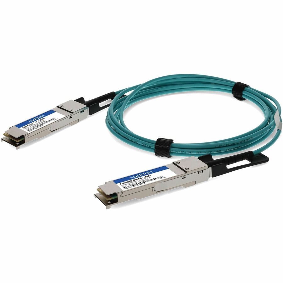 AddOn Cisco QSFP-H40G-AOC15M to Palo Alto Networks Compatible TAA 40GBase-AOC QSFP+ Active Optical Cable (850nm, MMF, 15m, Plenum)