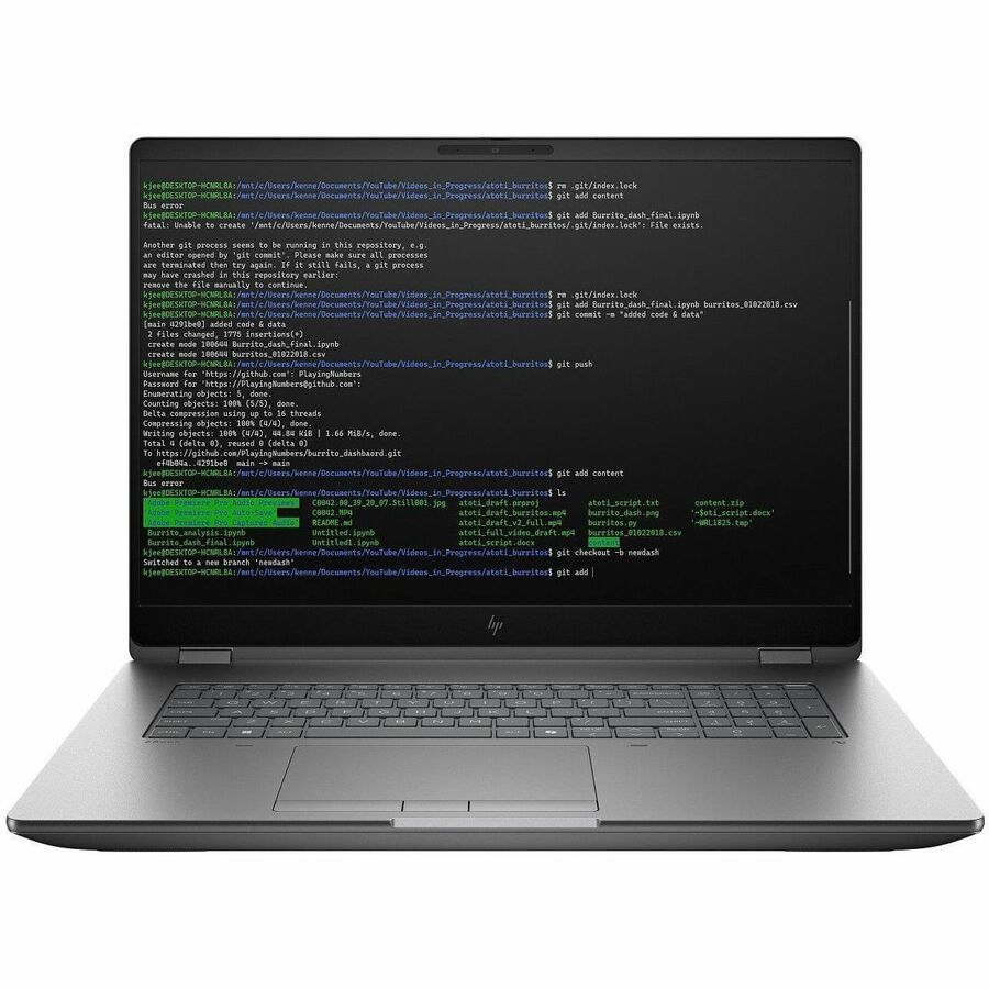 HP ZBook Fury G1i 18" Mobile Workstation - WQXGA - 165 Hz - Intel Core Ultra 7 255HX - 32 GB - 1 TB SSD - Meteor Silver