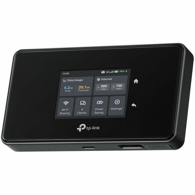 TP-Link M8550 Wi-Fi 6E IEEE 802.11 a/b/g/n/ac/ax 1 SIM Cellular, Ethernet Modem/Wireless Router