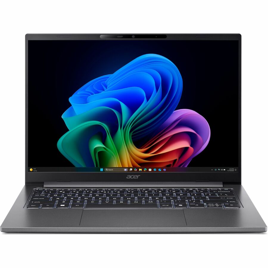 Acer TravelMate X4 14 AI TMX414-51 TMX414-51-579T 14" Copilot+ PC Notebook - WUXGA - 120 Hz - Intel Core Ultra 5 226V - 16 GB - 512 GB PCI Express NVMe 4.0 SSD - US International Keyboard - Iron