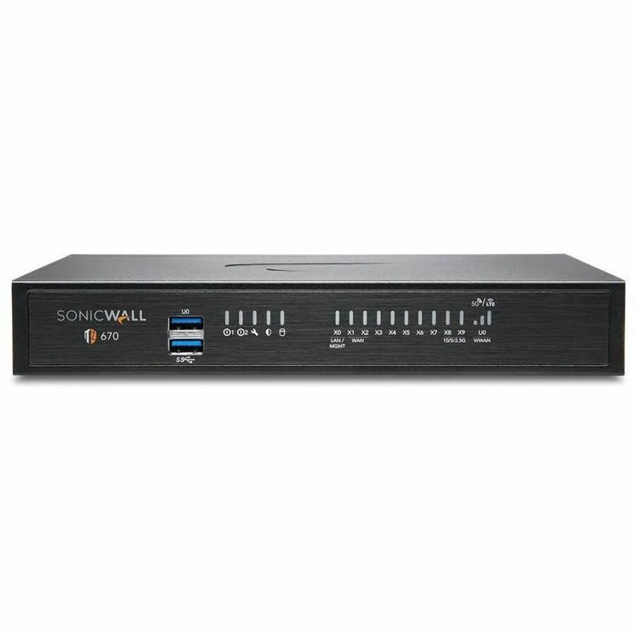 SonicWall TZ670 Network Security/Firewall Appliance