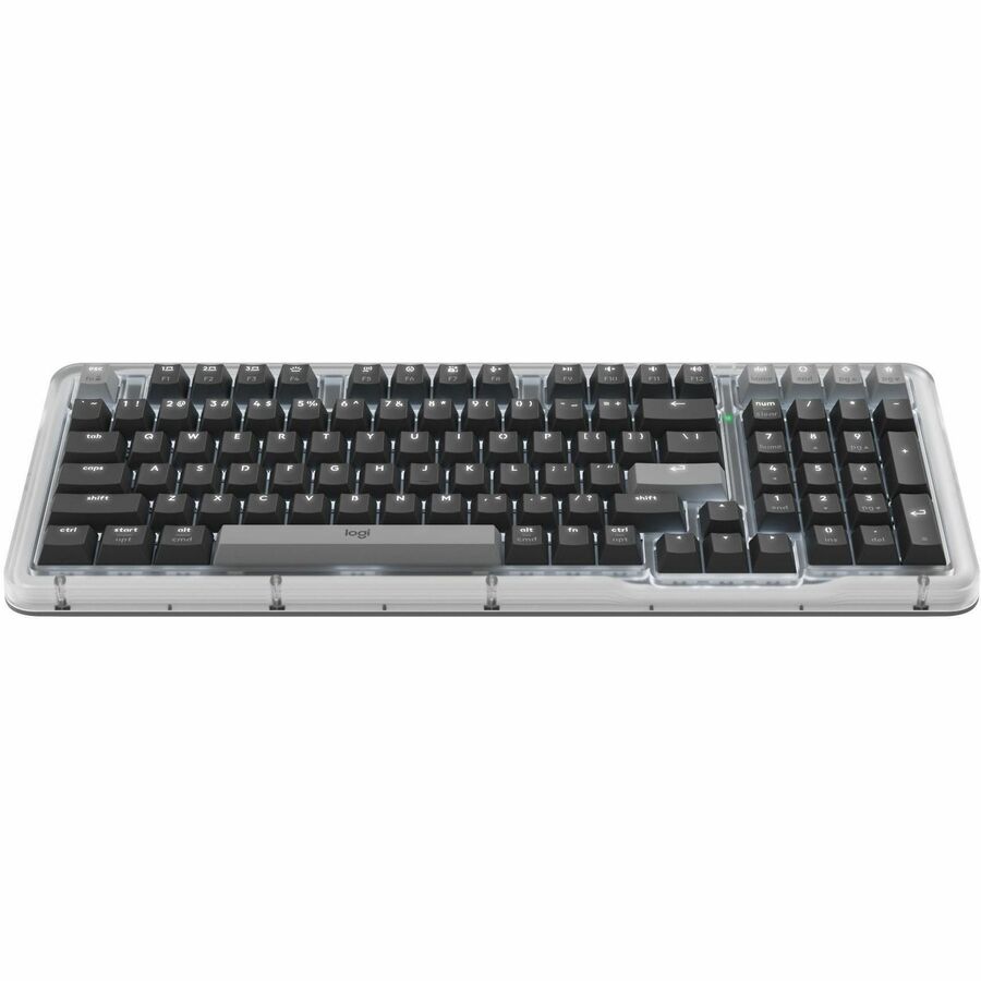 Logitech Alto Keys K98M Wireless Mechanical Keyboard, Customizable Keyboard with Vibration Absorbing Gasket, Backlit Keys, Graphite
