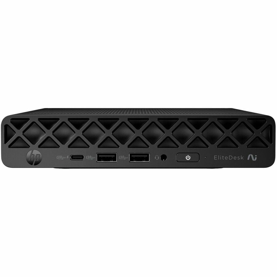 HP EliteDesk 8 G1a Desktop Computer - AMD Ryzen AI 7 350 - 16 GB - 512 GB PCI Express NVMe SSD - Mini PC - Jack Black