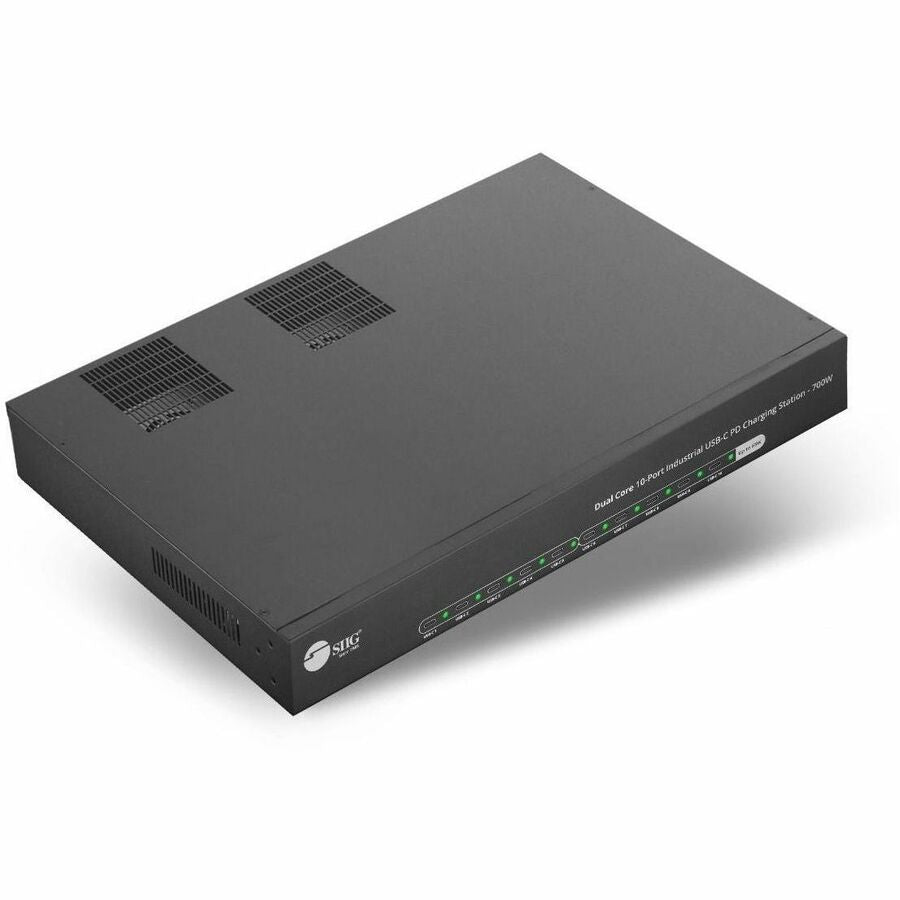 SIIG Dual Core 10-Port Industrial USB-C PD Charging Station - 700W