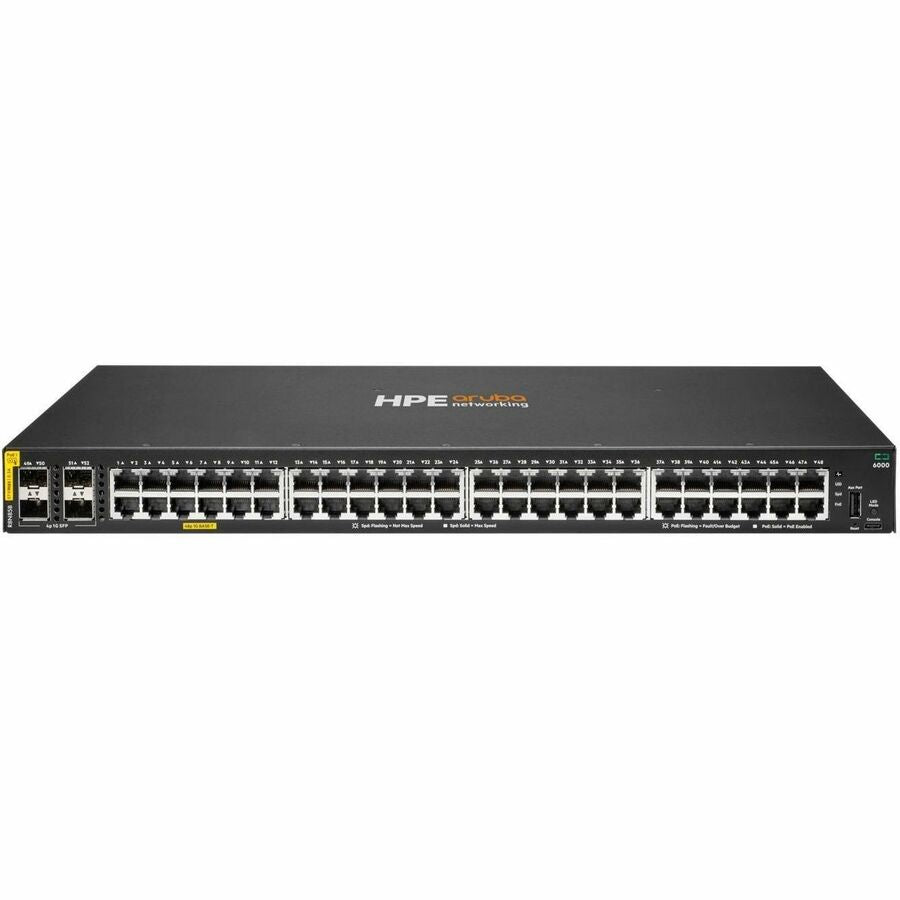 Aruba CX 6000 48p 10M/100M/1G Class4 PoE 4p SFP 1G 370W Switch