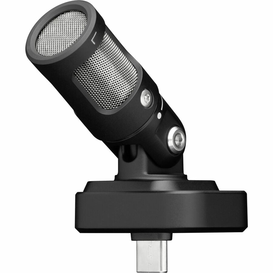 Shure MV88 Plug-in Condenser Microphone for Recording, Professional Audio, Speech, Singing, Interview Room, Music, Video, Vlog, Voice - Black