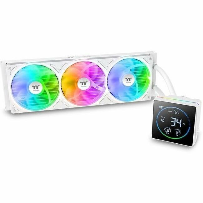 Thermaltake TH360-S V3 ARGB Sync Snow Edition Cooling Fan/Radiator/Water Block/Pump