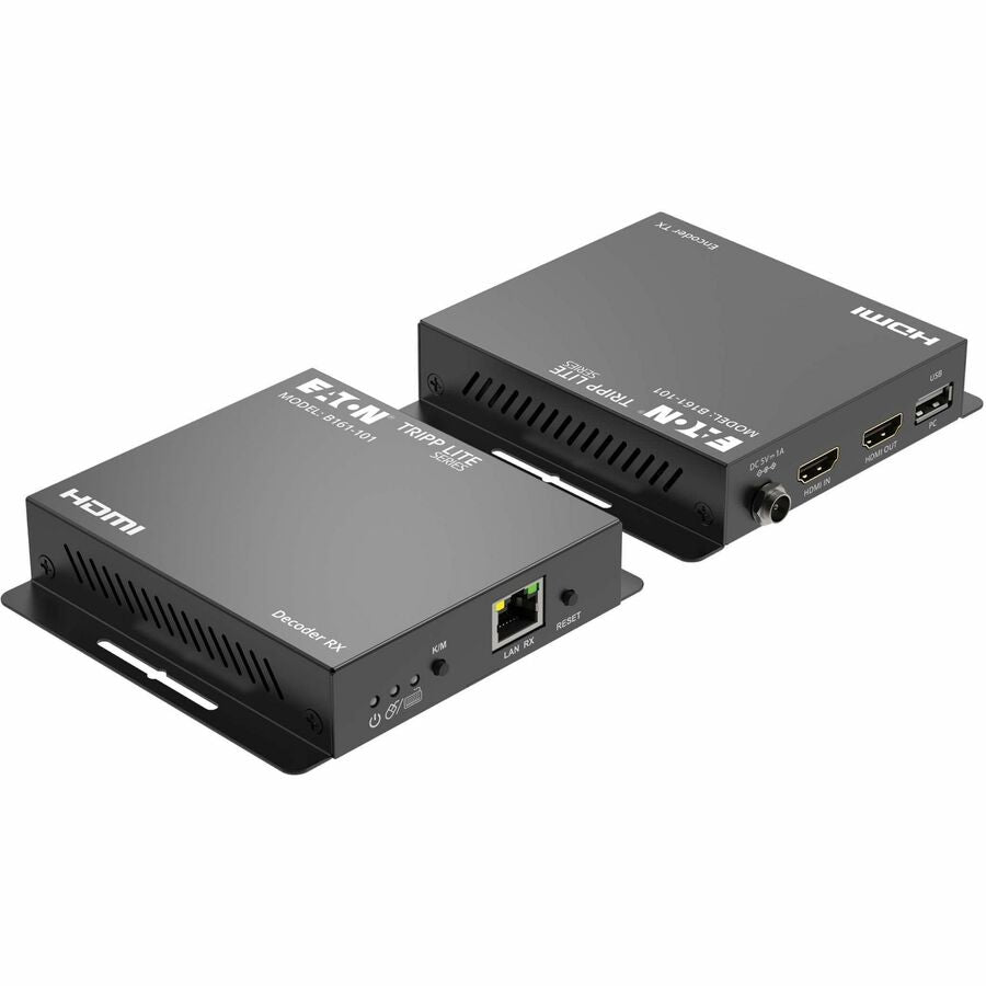 Tripp Lite series HDMI over IP Decoder with KVM - 4K, TCP/IP, Up to 393 ft. (120 m)