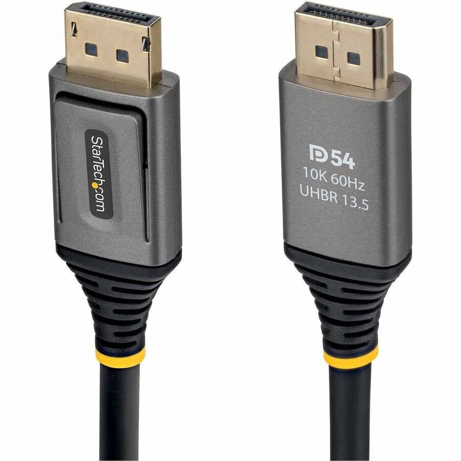 StarTech 10ft DisplayPort 2.1 Cable, VESA Certified DP54 DisplayPort Cable, 8K 60Hz, 8K 144Hz/4K 240Hz w/DSC 1.2a, DP 2.1 Monitor Cord