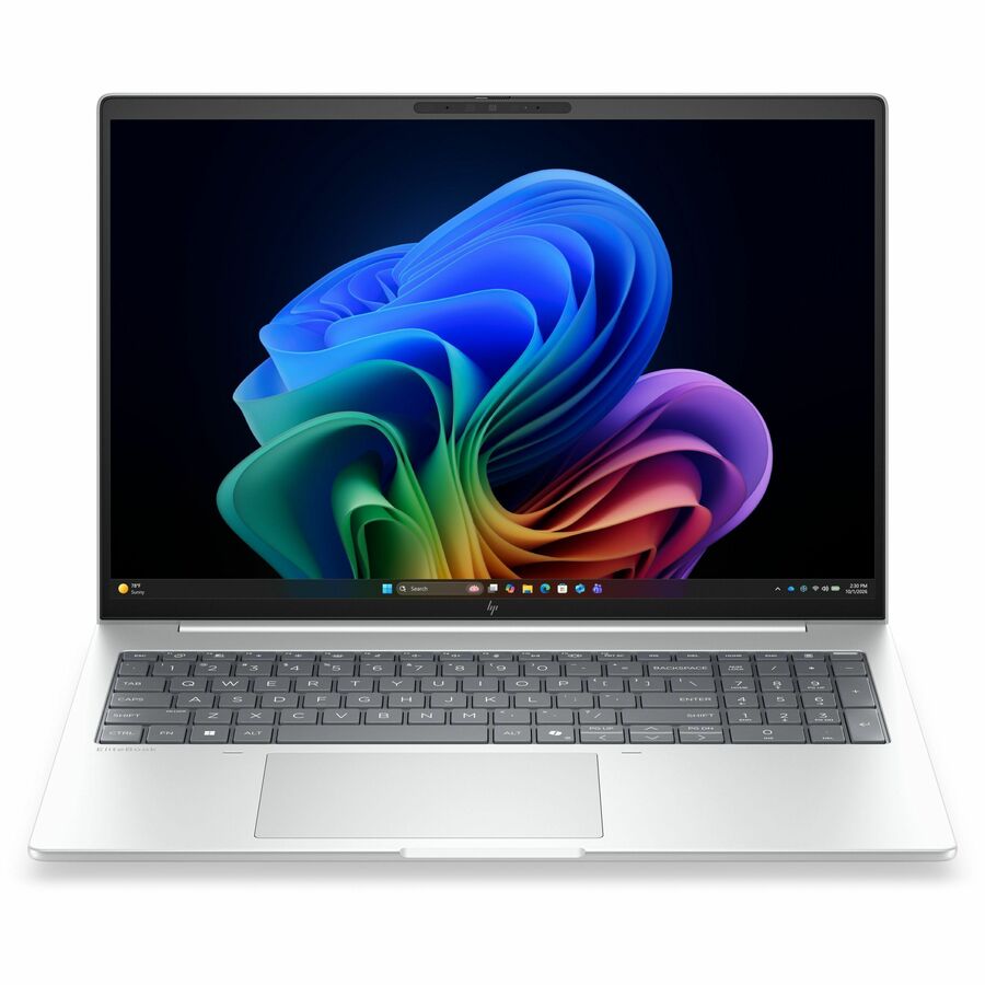 HP EliteBook 8 G2a 16" Copilot+ PC Notebook - WUXGA - 60 Hz - AMD Ryzen AI 7 Ryzen AI 400 Series 450 - 32 GB - 512 GB SSD - English Keyboard - Glacier Silver Aluminum