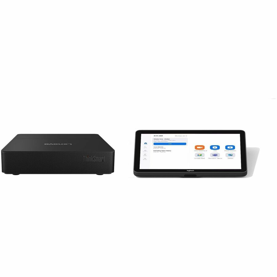 Logitech BASE Zoom Rooms (no AV) with Tap + Lenovo Core Gen 2 Ultra 7