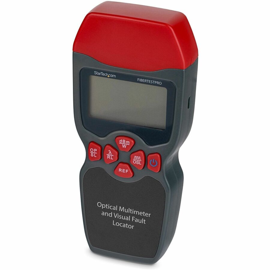 StarTech Fiber Optic Cable Tester, Multi-function Optical Fiber Tester, Light Power Meter, Visual Fault Locator for FC/SC/ST Fiber