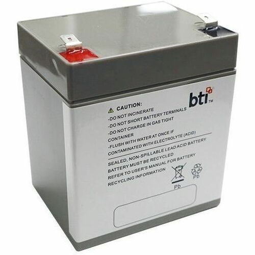 BTI RBC46-SLA46-TAA 12V 1-CELL LEAD ACID UPS BATTERY FOR APC BACK-UPS BE500, RBC